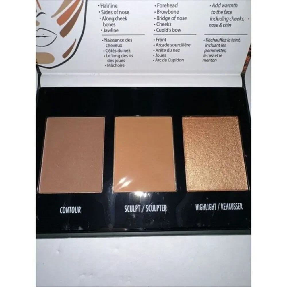 Black Radiance True Complexion Contour Palette Medium to Dark 0.38‎ Ounce